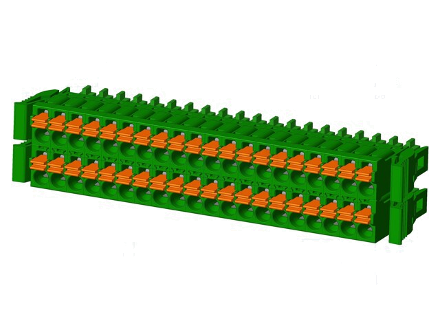 Connector: ontkoppelbare terminal strip; stekker; vrouwelijk Connector: ontkoppelbare terminal strip; stekker; vrouwelijk